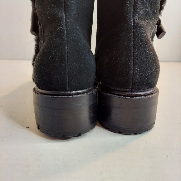 Rampage Iceberg Black Leather Suede Boots - Picture 14 of 16